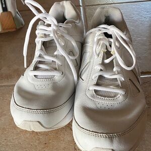 Reebok All-White Athletic Shoes